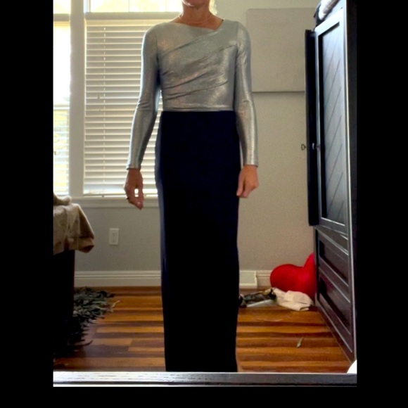 NWT Lauren Ralph Lauren Metallic two tone shimmer - Picture 4 of 11